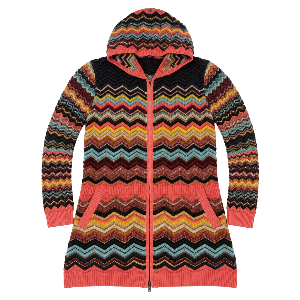 Missoni for Target 20th Anniversary Zigzag Knit Hooded Cardigan 1
