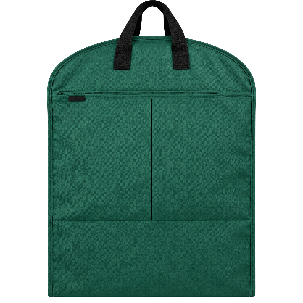WallyBags 45" Deluxe Extra Capacity Travel Garment Bag in Green 1