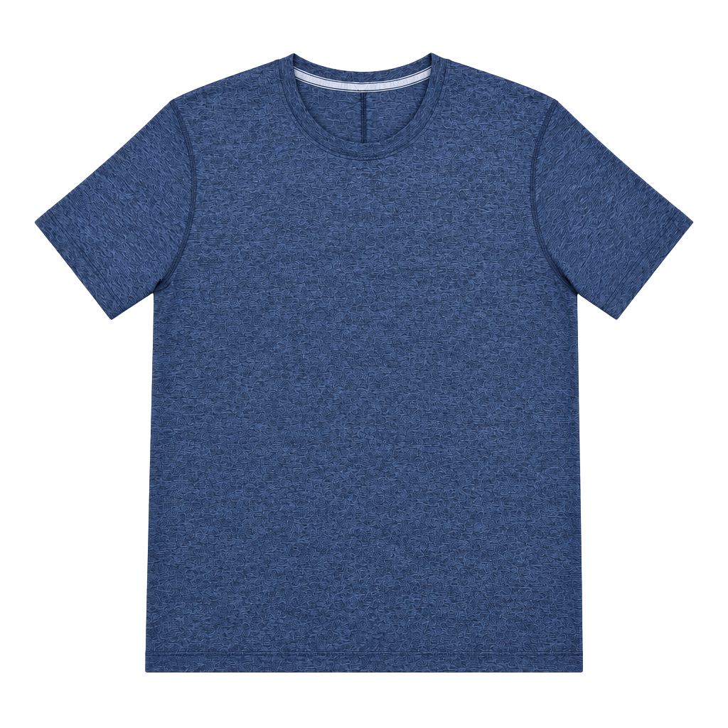 Lululemon Men’s Soft Jersey Short Sleeve Shirt Heather Navy, Size L 1