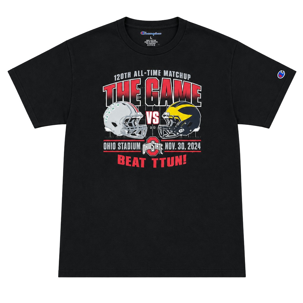 Champion The Game Ohio State Michigan 2024 T-Shirt Size L 1