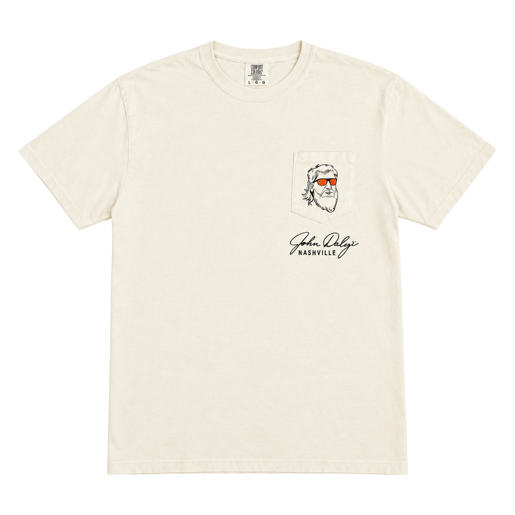 Comfort Colors John Daly Nashville Pocket T-Shirt Size L 1
