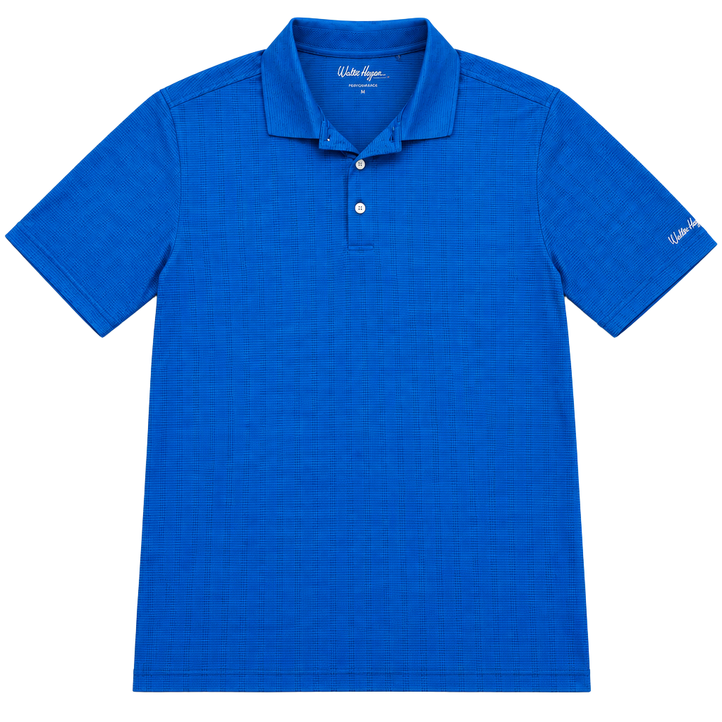 Walter Hagen Golf Polo Shirt Size M Blue Performance Short Sleeve 1