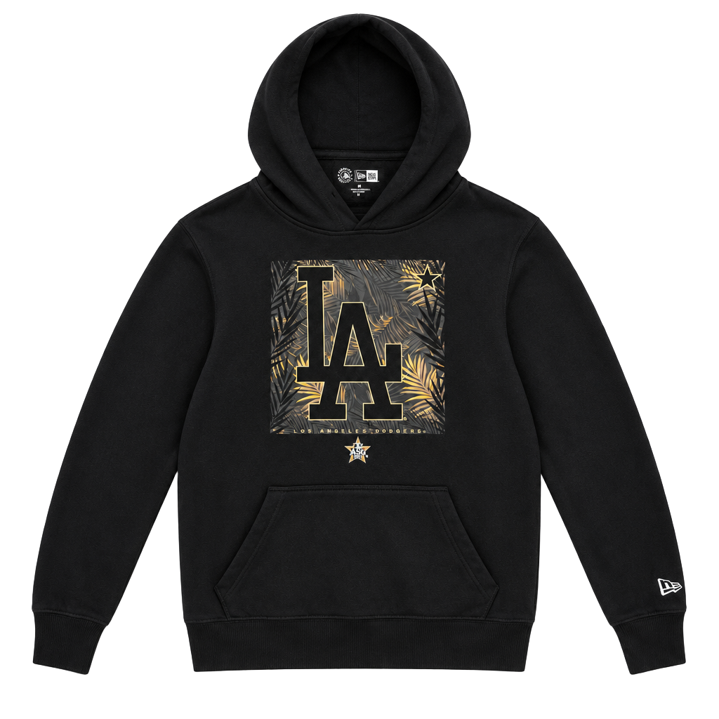 Los Angeles Dodgers All Star Game 2022 Fleece Pullover Hood, Size S 1