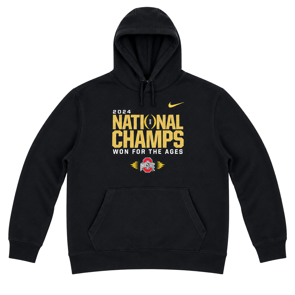 Nike Ohio State 2024 National Champs Hoodie Size XL 1