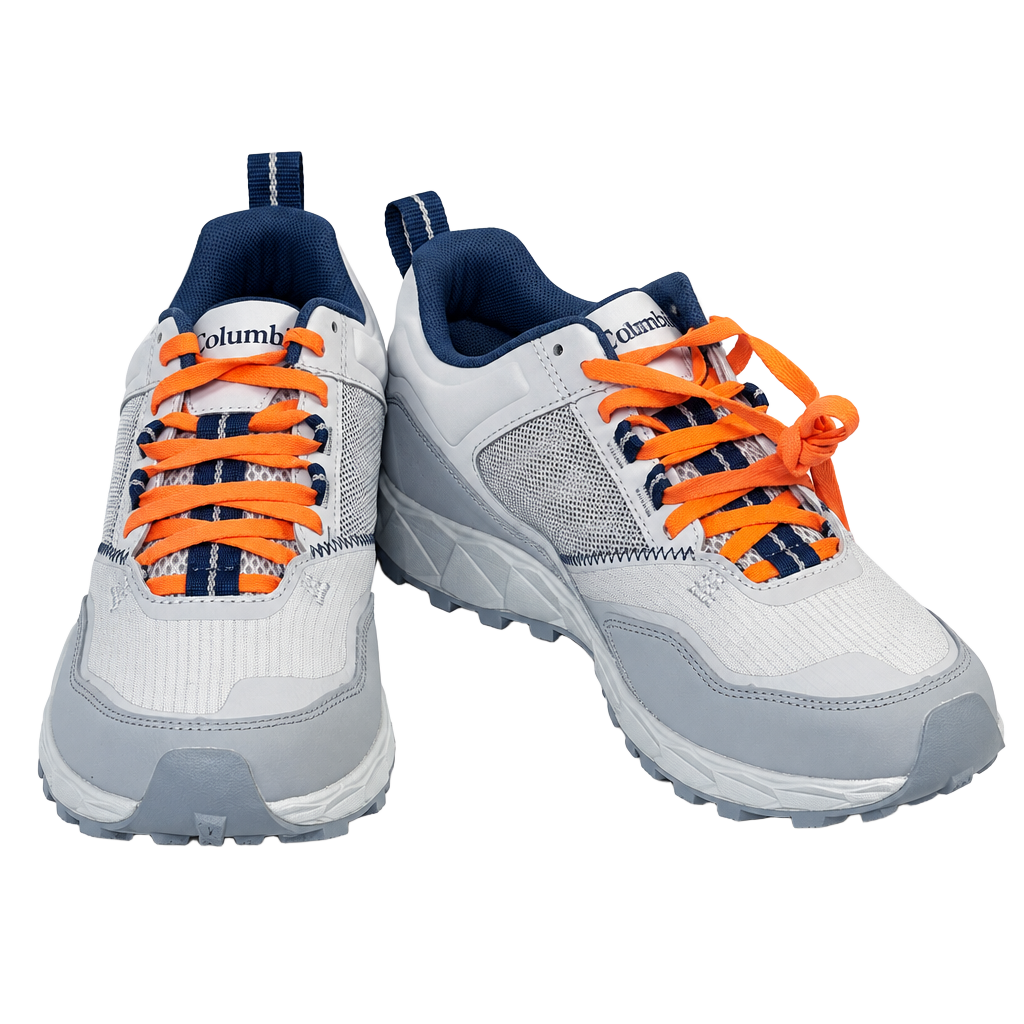 Columbia Flow District Sneakers, Grey & Blue, Women’s 9 1