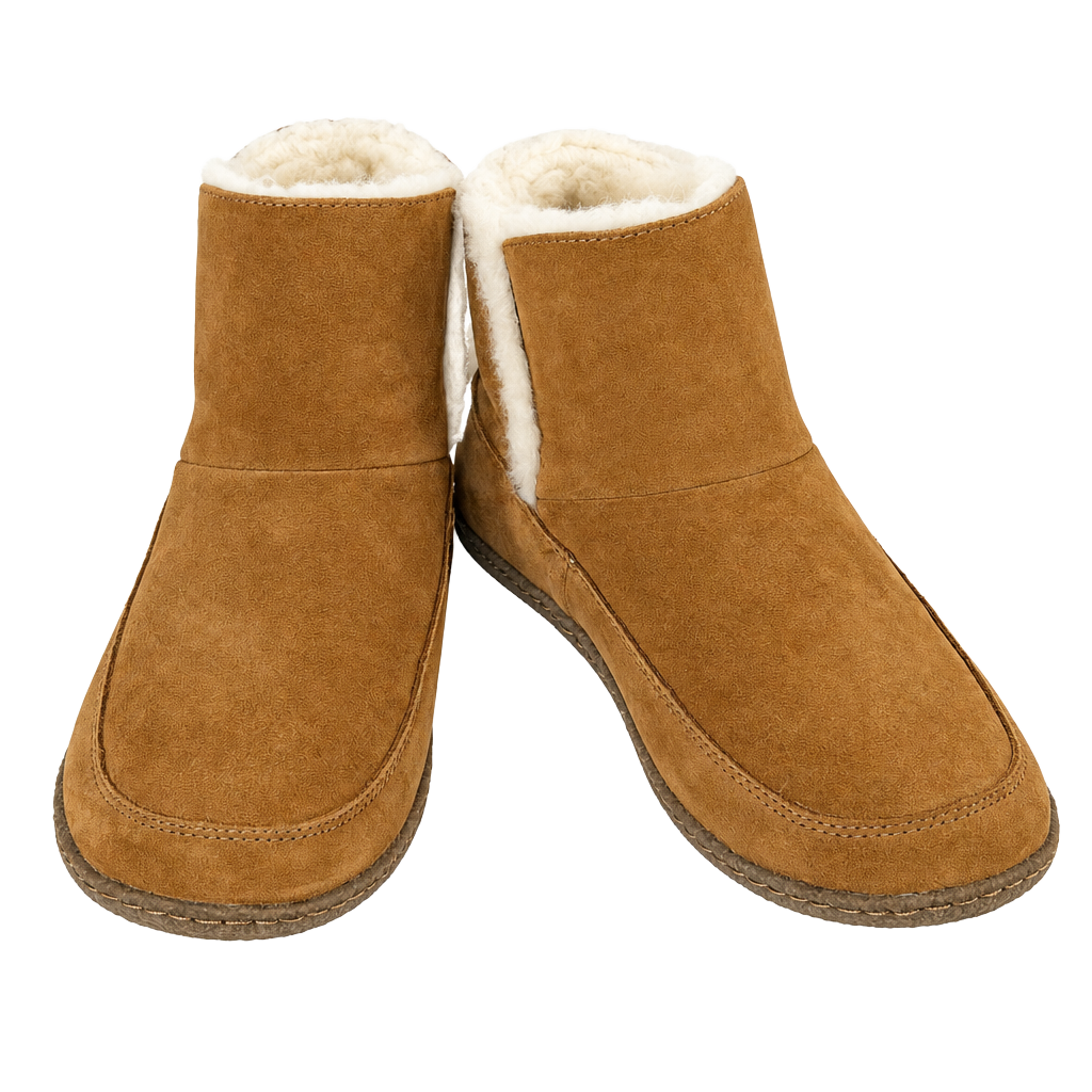 Sorel Nakiska Bootie/Boot Suede Shearling Camel Brown Women’s 8.5 1