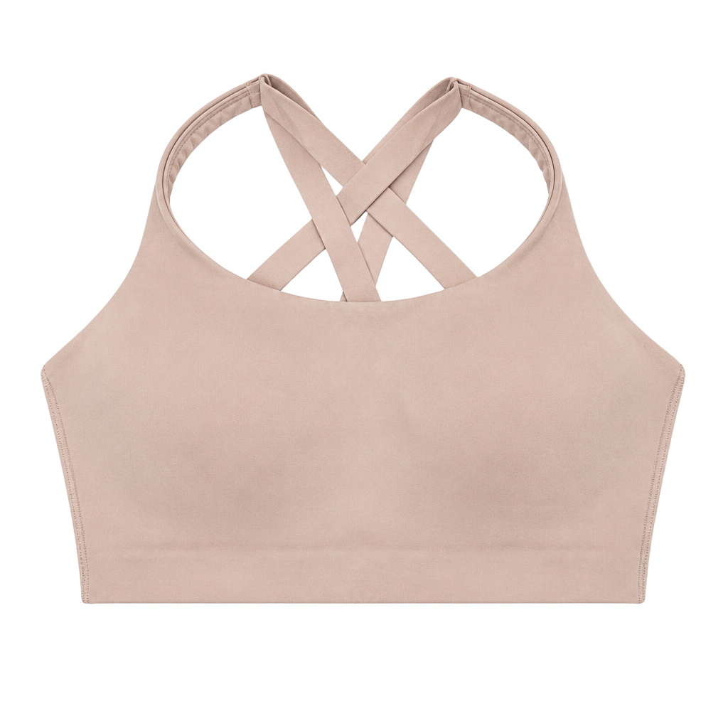 lululemon AirSupport Bra High Support Bra 36DD Pink Mist Pink 1