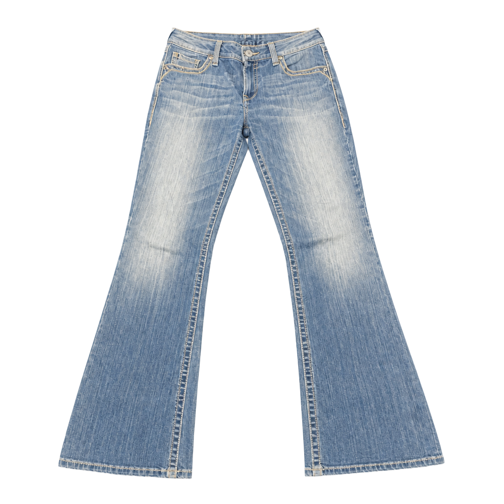 Ariat Turquoise Women's Mid-Rise Bootcut Jeans Size 31R 1