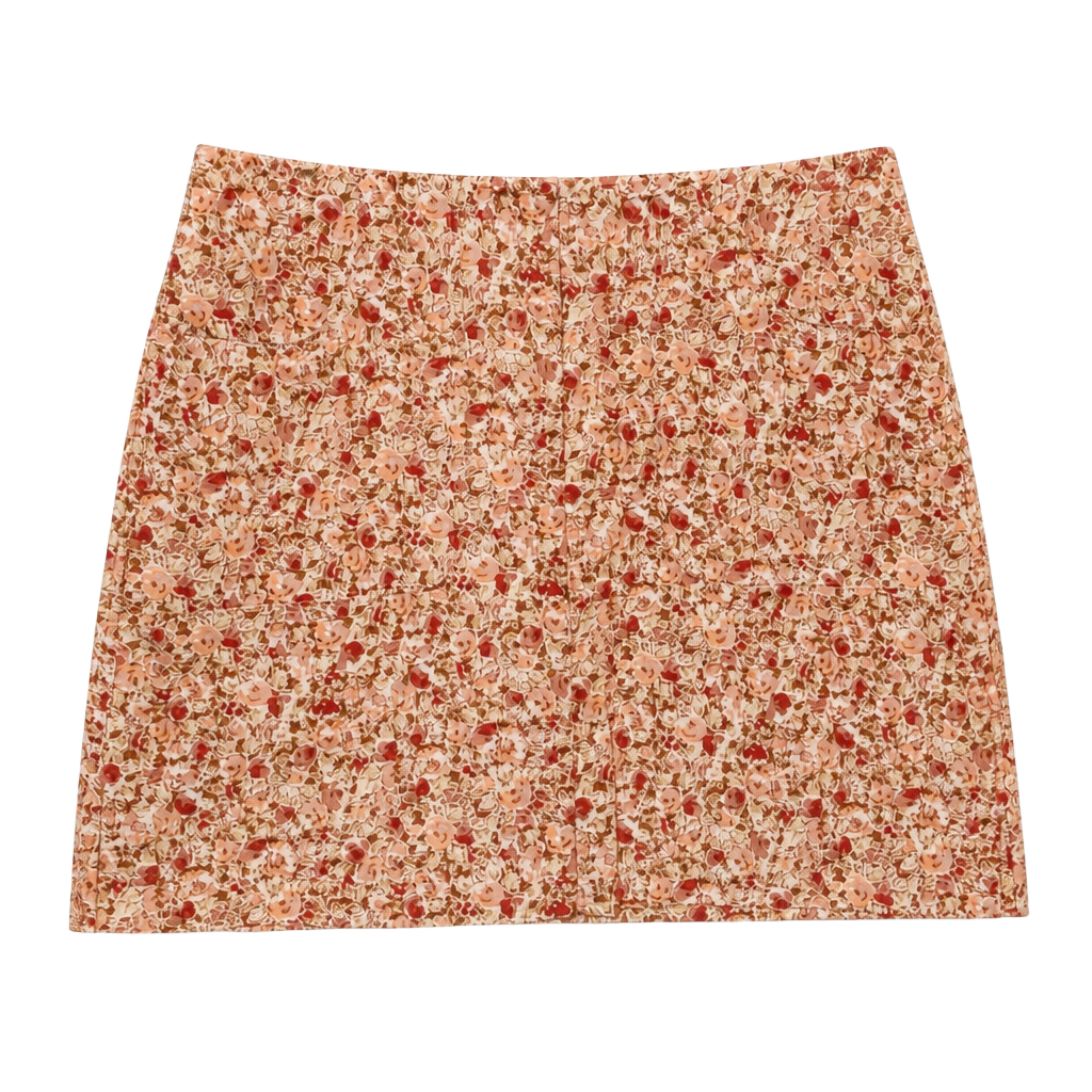 Express Stretch Floral Mini Skirt Size (XS) 1
