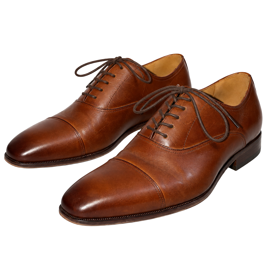 Florsheim Corbetta Cap Toe Oxford Size 9 Brown Leather Dress Shoes 1