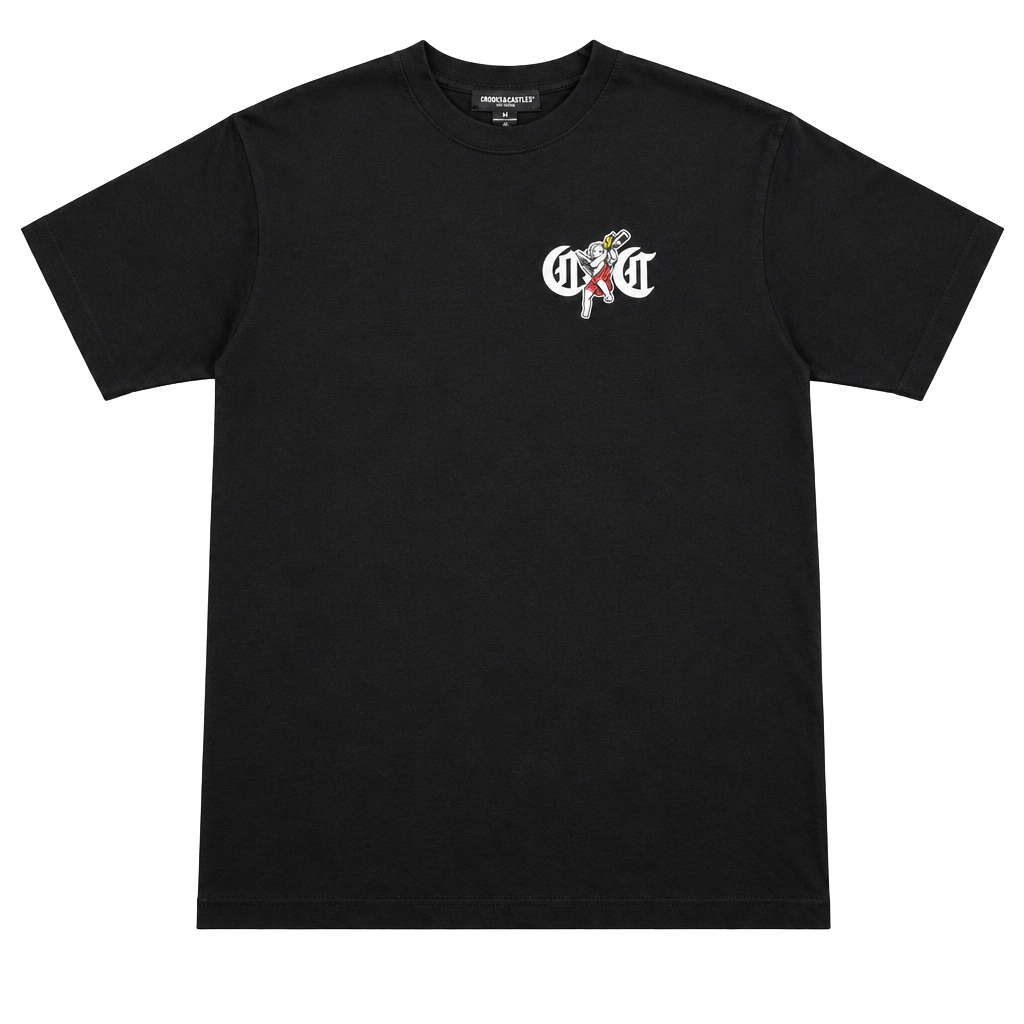 Crooks & Castles Graphic T-Shirt Size L Black 1