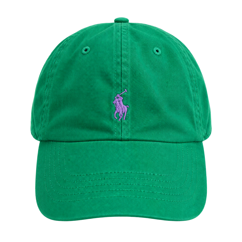 Polo Ralph Lauren Chino Cotton Baseball Cap Green 1