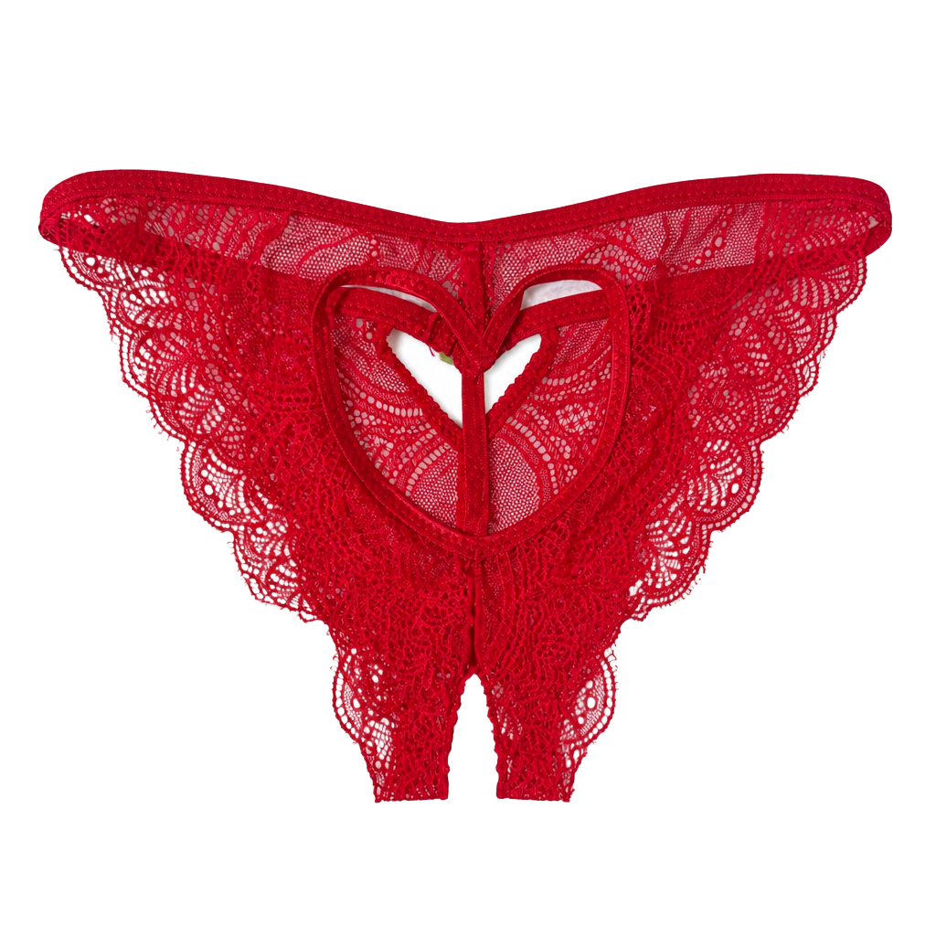 Crotchless Red Panties 1