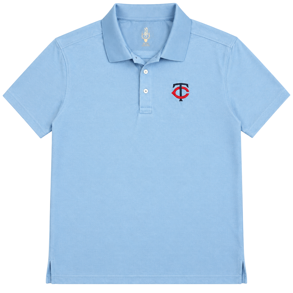 Cutter & Buck Minnesota Twins MLB Polo Size XL Light Blue CBUK 1