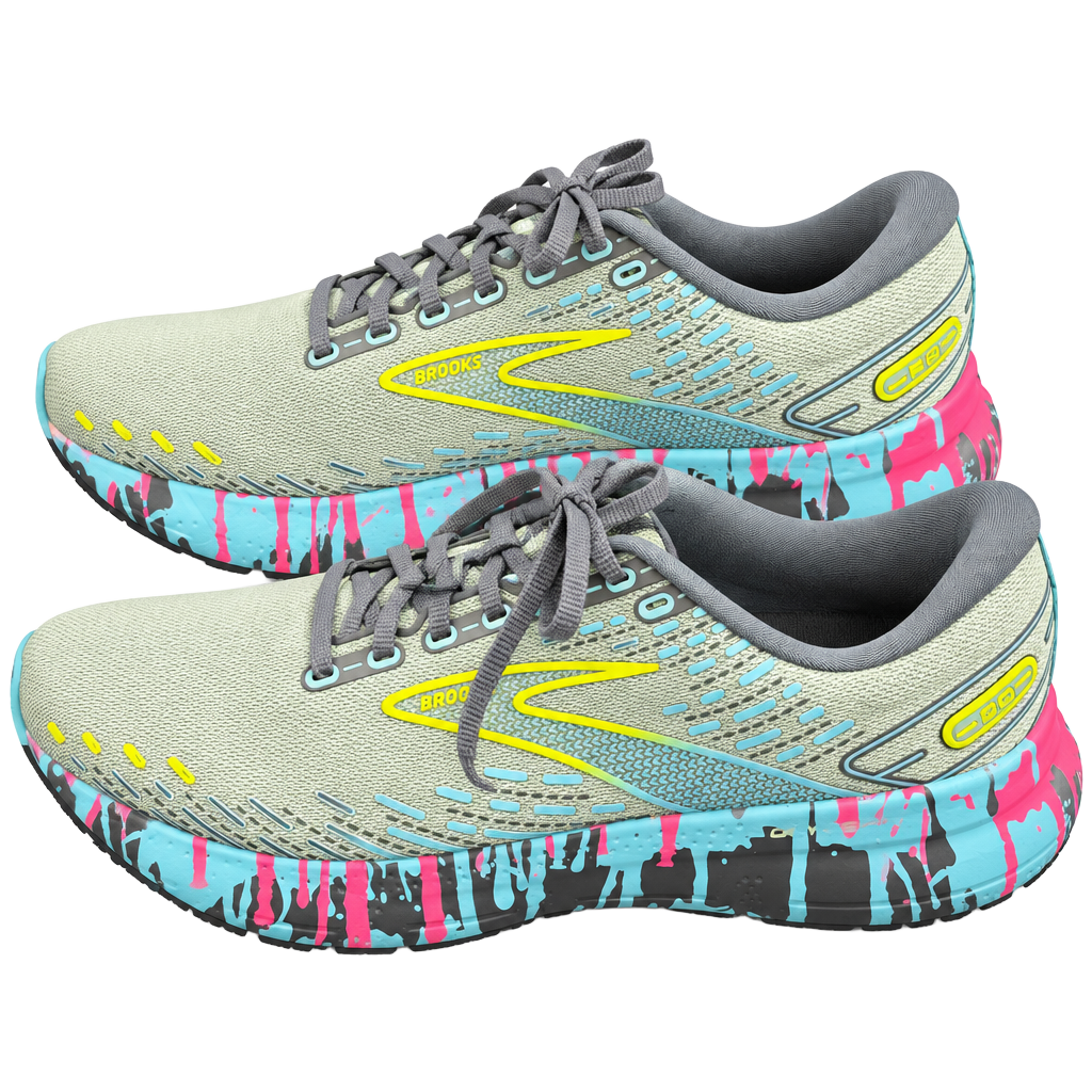Brooks Glycerin 20 Paint Drip Running Shoes 1