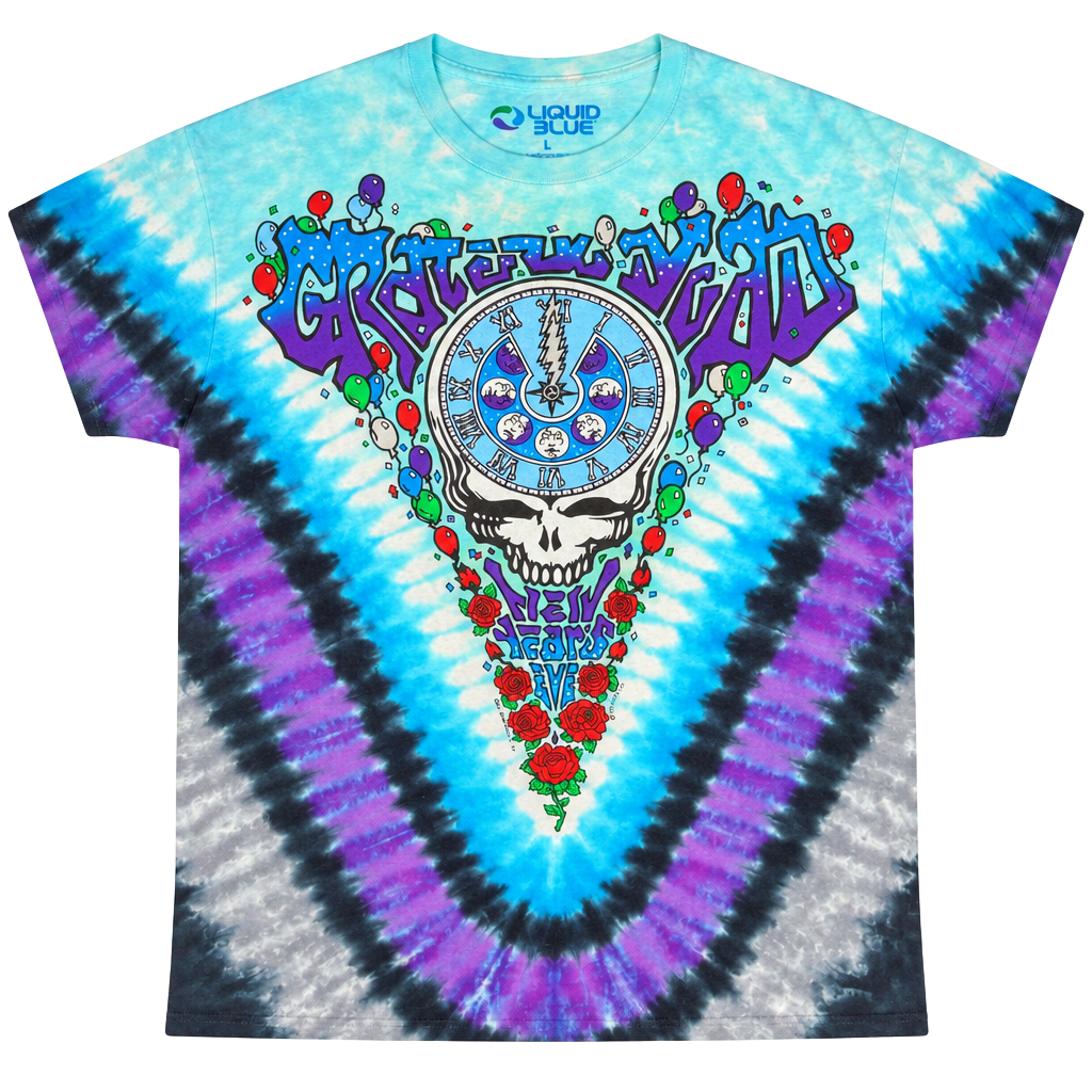 Liquid Blue Grateful Dead Midnight Hour T-Shirt Size L Tie Dye 1