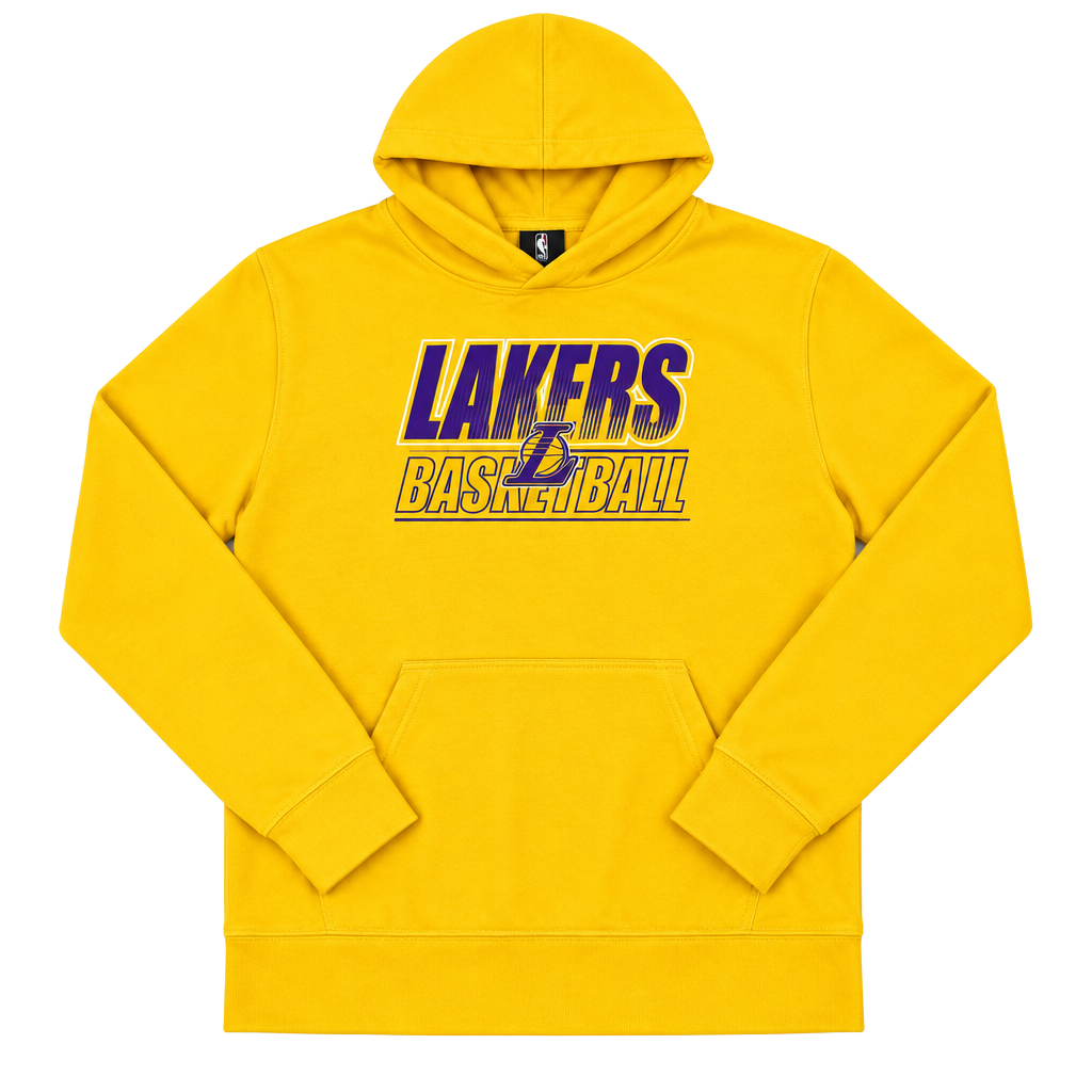 NBA Los Angeles Lakers Youth Hoodie Size L 14/16 Yellow 1