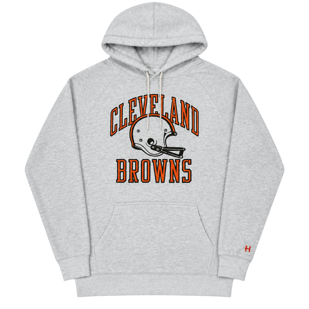 Homage Cleveland Browns Hoodie Size XXL Gray Pullover Sweatshirt 1