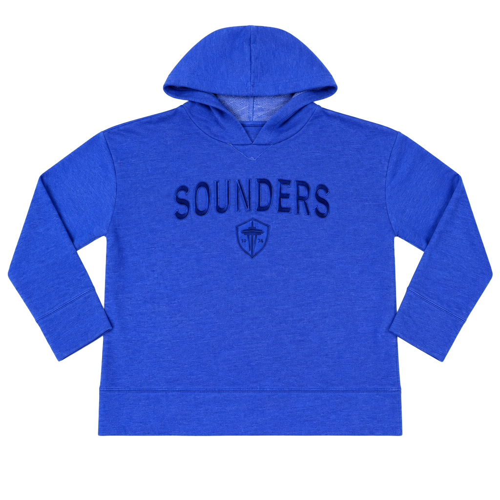 MLS Sounders Hoodie Blue Women's size Large 1