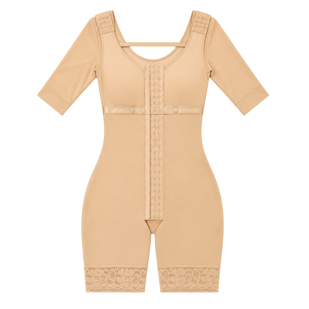 Colombian Faja Skin Butt Lifting Hooks Straps Full Body Shapewear Slim Waist 1