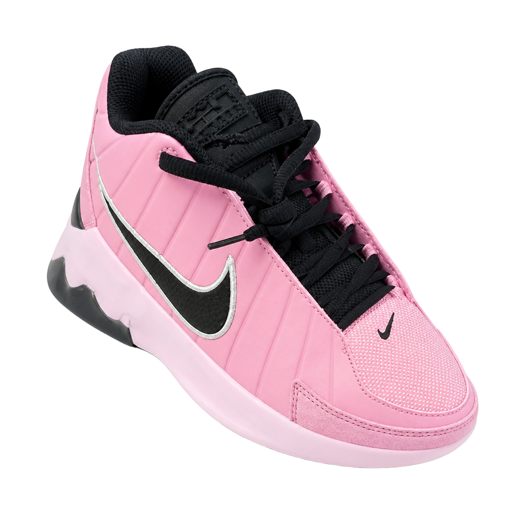 Nike LeBron Witness 9 "Elemental Pink/Pink/Pink Foam/Black" Grade School Boys' Basketball Shoe 1