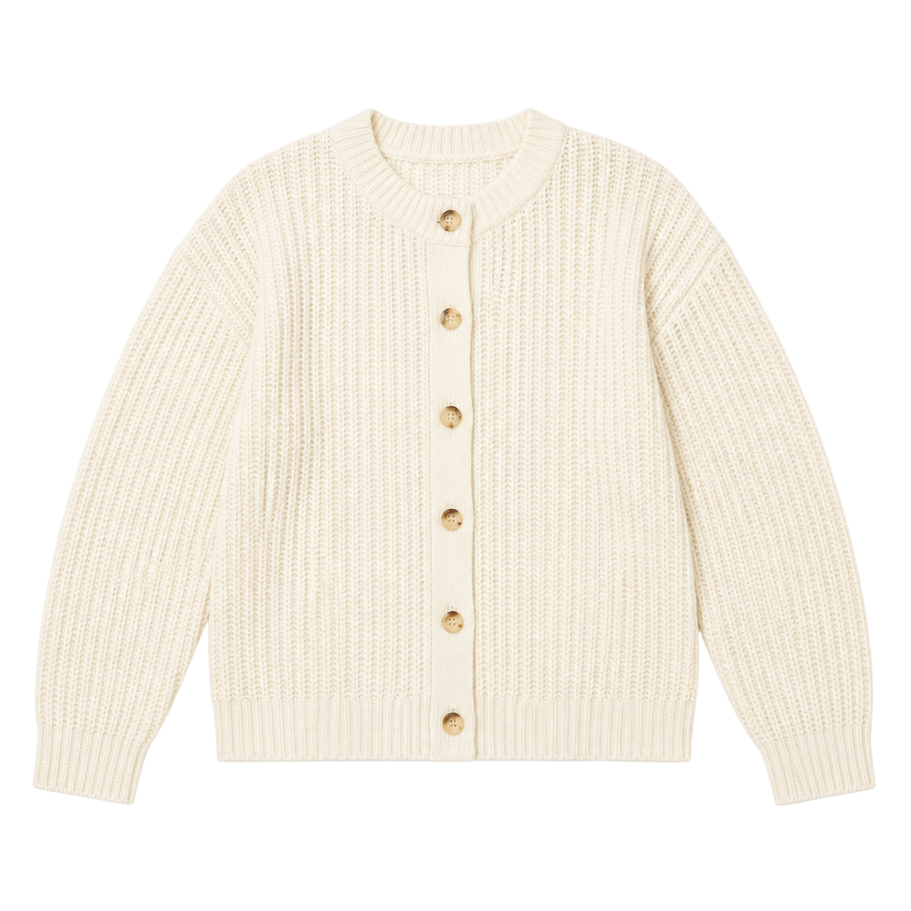 Cozy Earth Women's Arden Cardigan Bone Size M 1