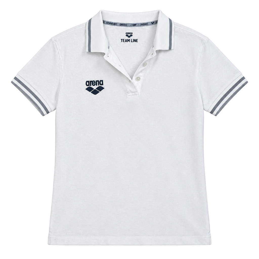 Arena Team Line Polo Shirt Size L White 1