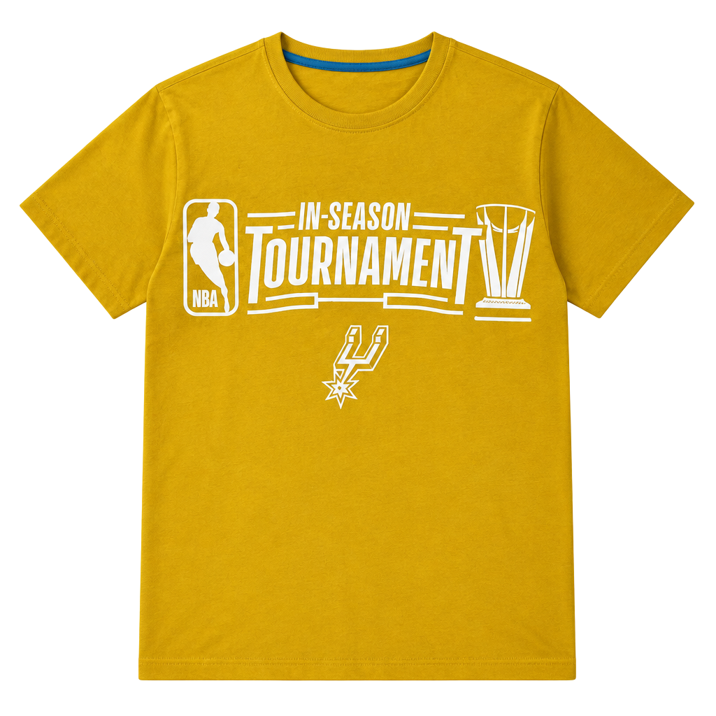 NBA San Antonio Spurs “In-Season Tournament” T-Shirt (Yellow) 1