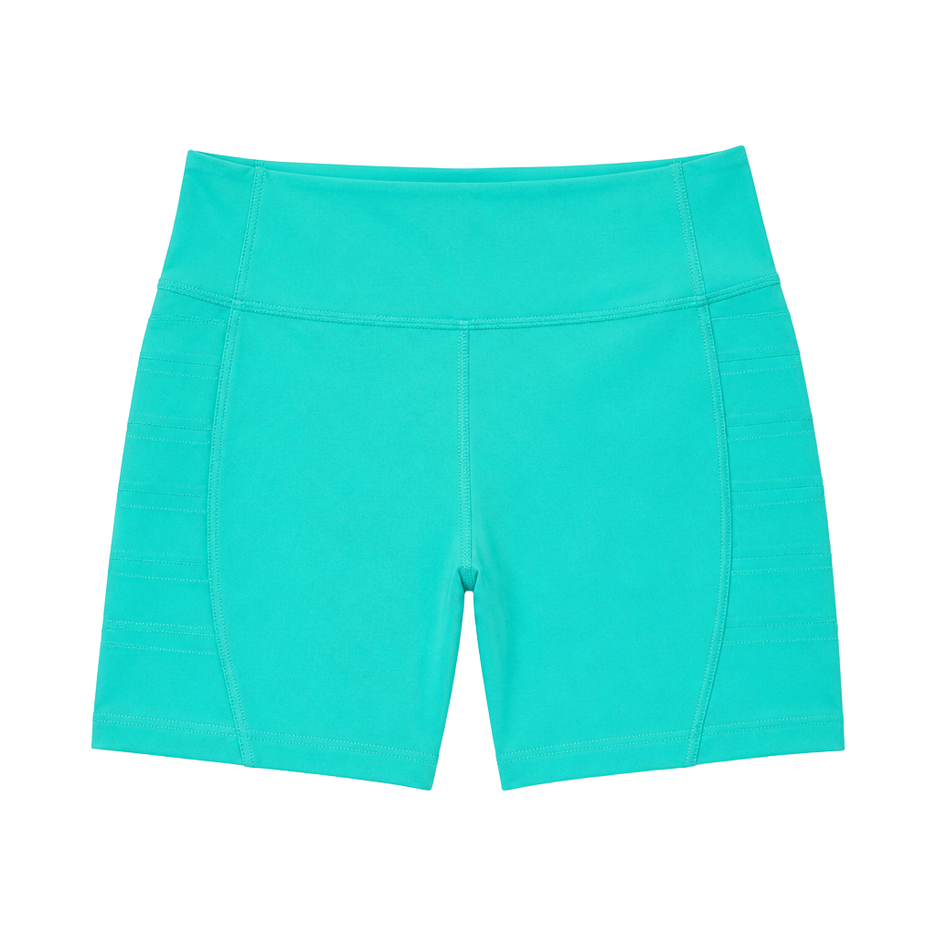 Lululemon Speed Track Short Bali Breeze Green Athletic Biker Shorts 1