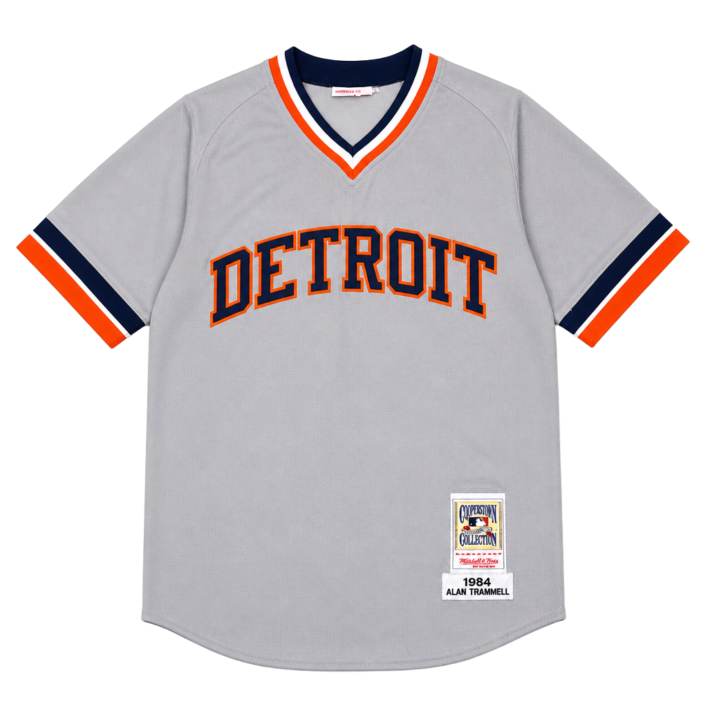 Mitchell & Ness Detroit Tigers Alan Trammell 1984 Jersey Size 50 1