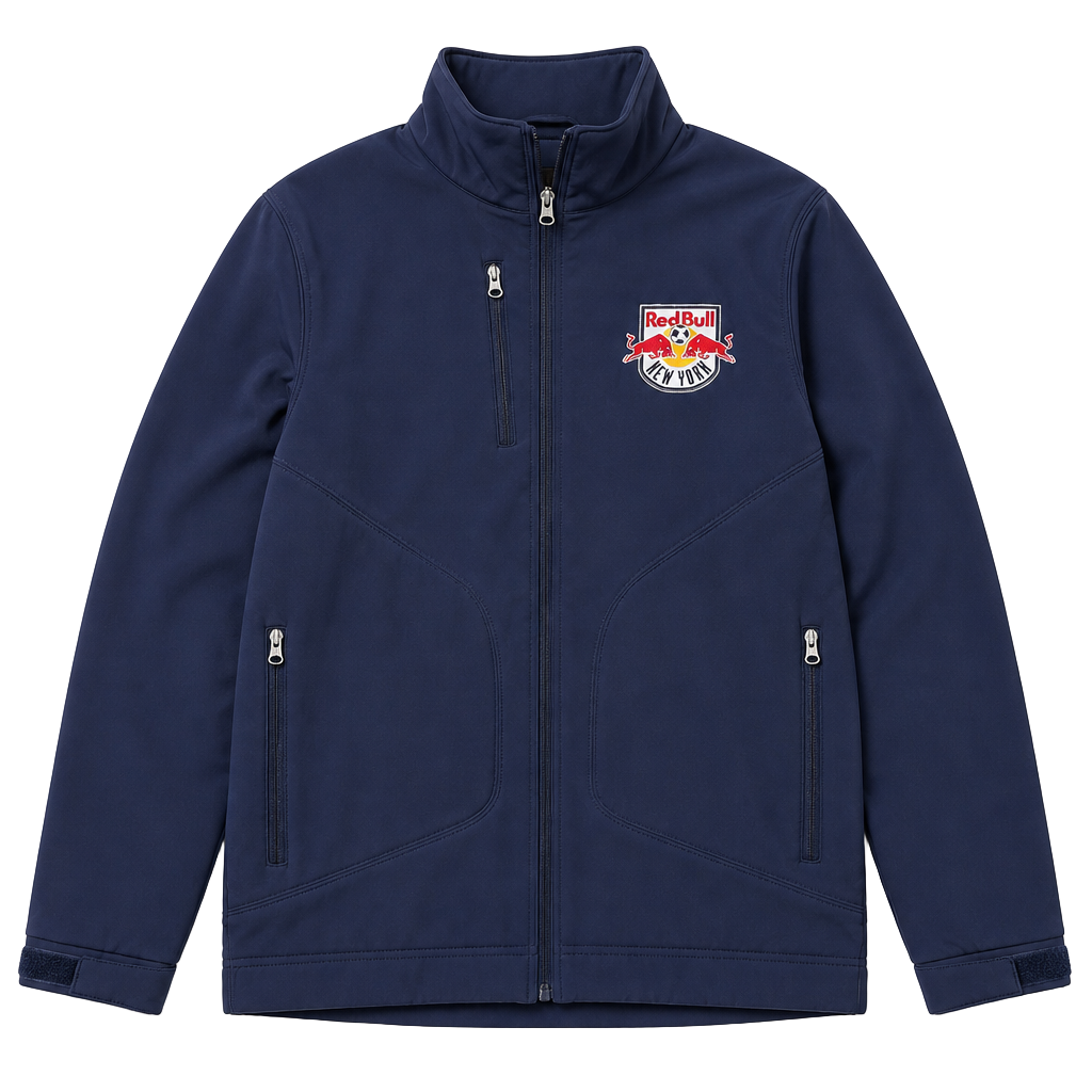 Men's GIII New York Red Bulls Navy Softshell Jacket 1