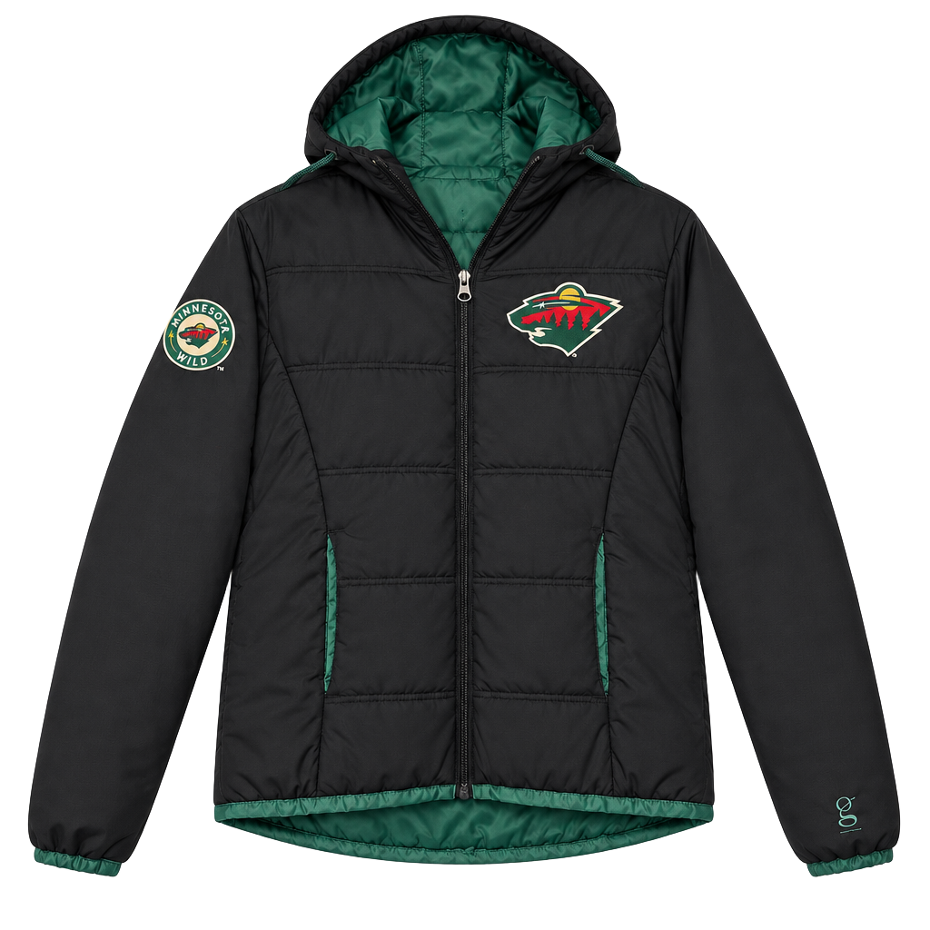 Gear For Sports Minnesota Wild Puffer Jacket Size S Black 1