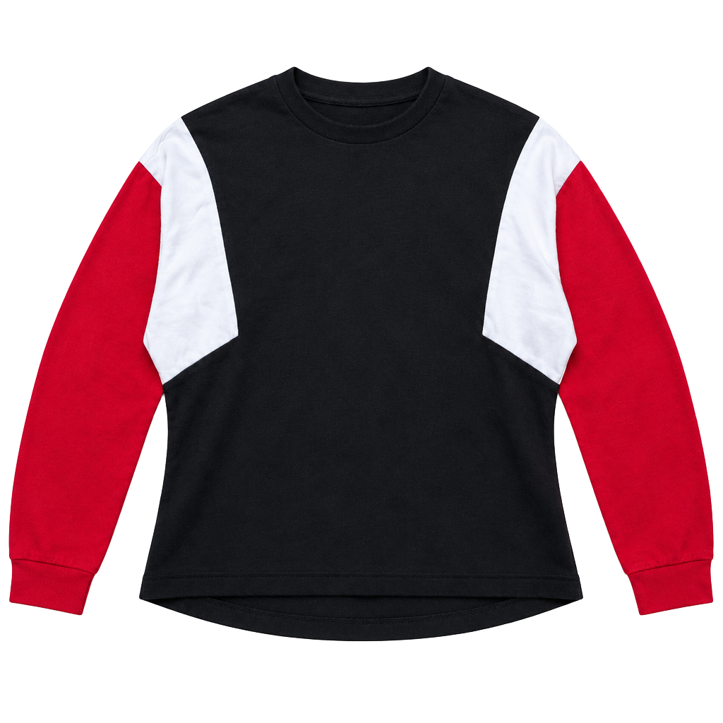 Divided By H&M Colorblock Long Sleeve Sweatshirt Size M 1