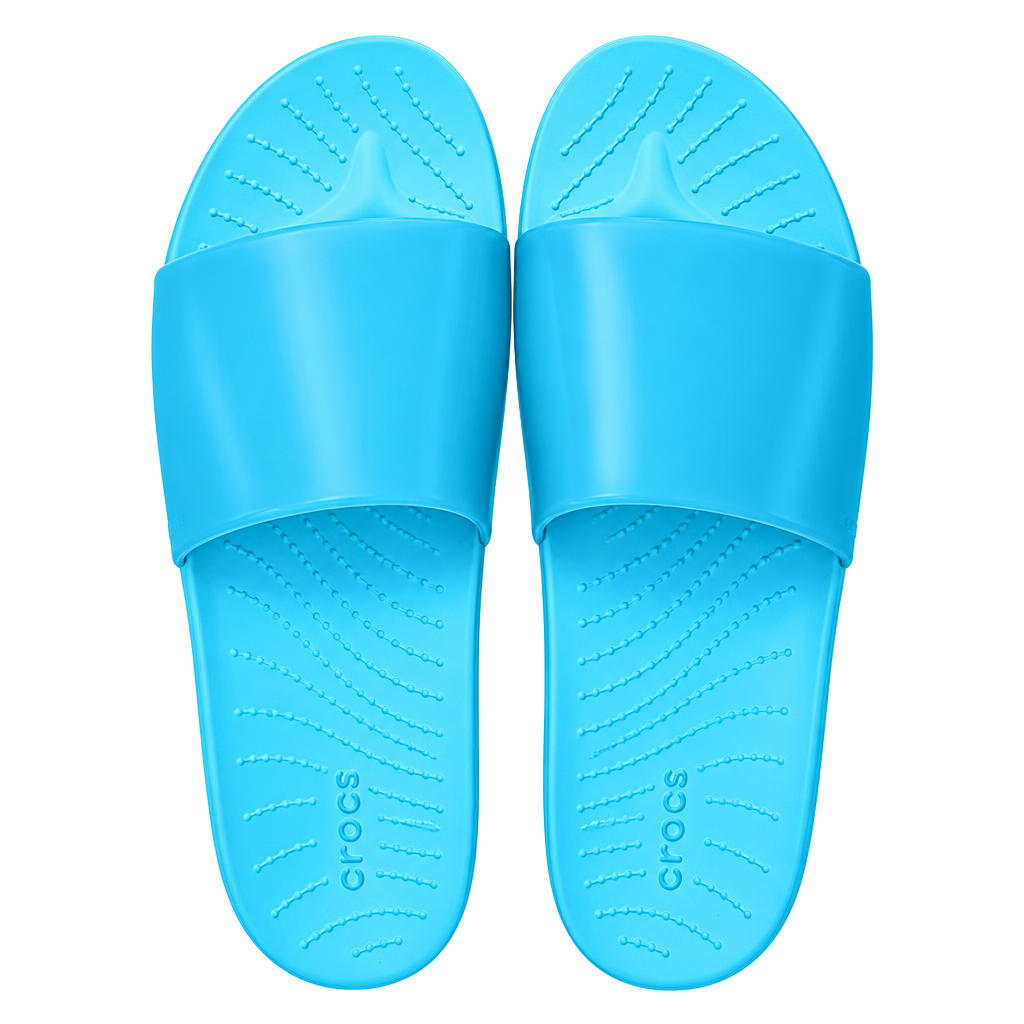 Crocs Splash Glossy Slide Size 8 Blue 1