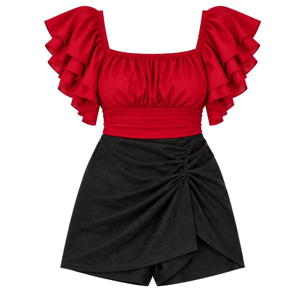 Lucky & Blessed Black Wrap Skorts - - NWT - Size M 1