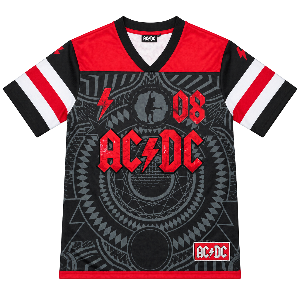 AC/DC Graphic Mesh Soccer Jersey New With Tags 1