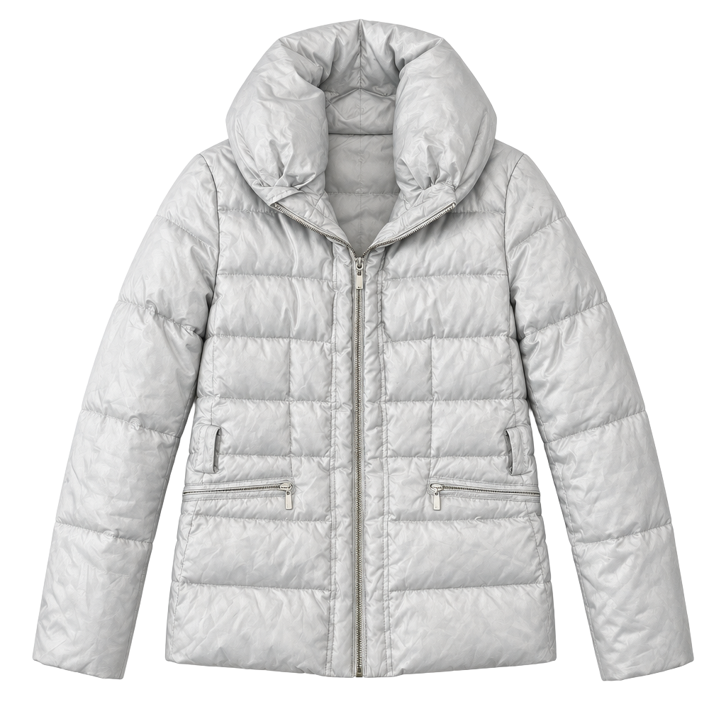 Zara Woman Down Jacket Size S Champagne Puffer Coat 1