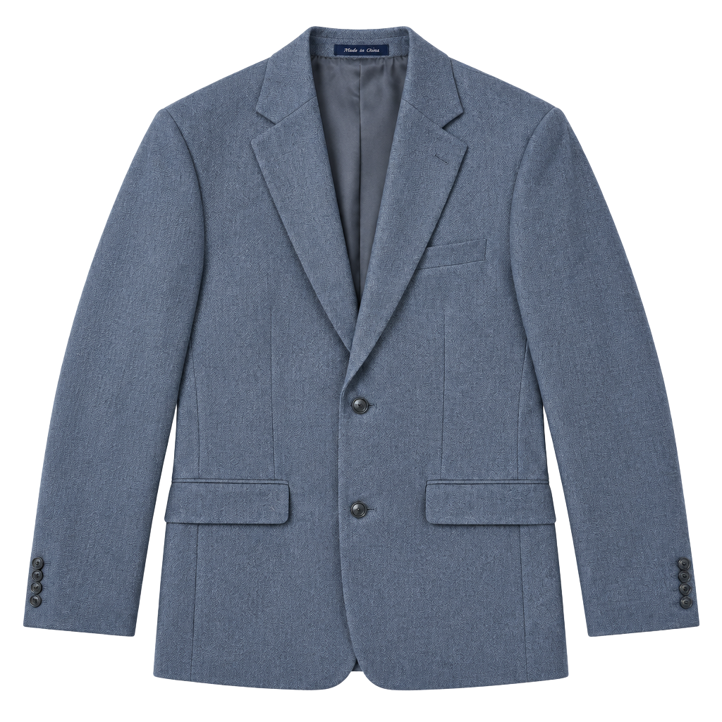 Alan Flusser Gray Blazer Sport Coat Jacket Size Unknown 1