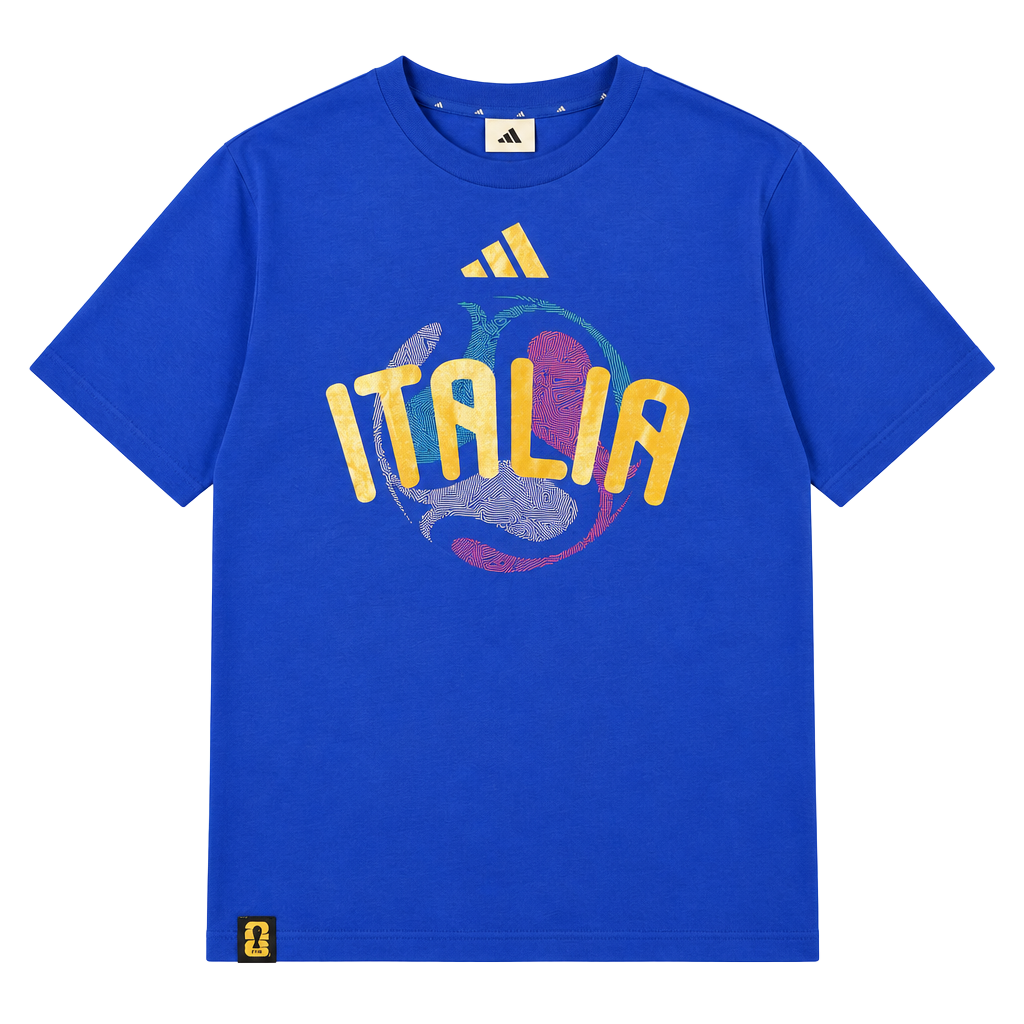 Adidas FIFA World Cup 26 Italy T-Shirt Size L Bold Blue 1