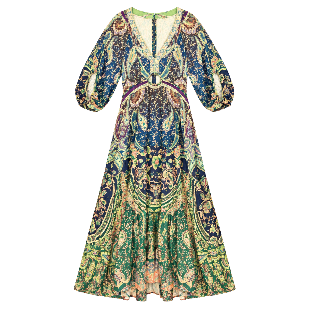 Farm Rio Paisley Maxi Dress 1
