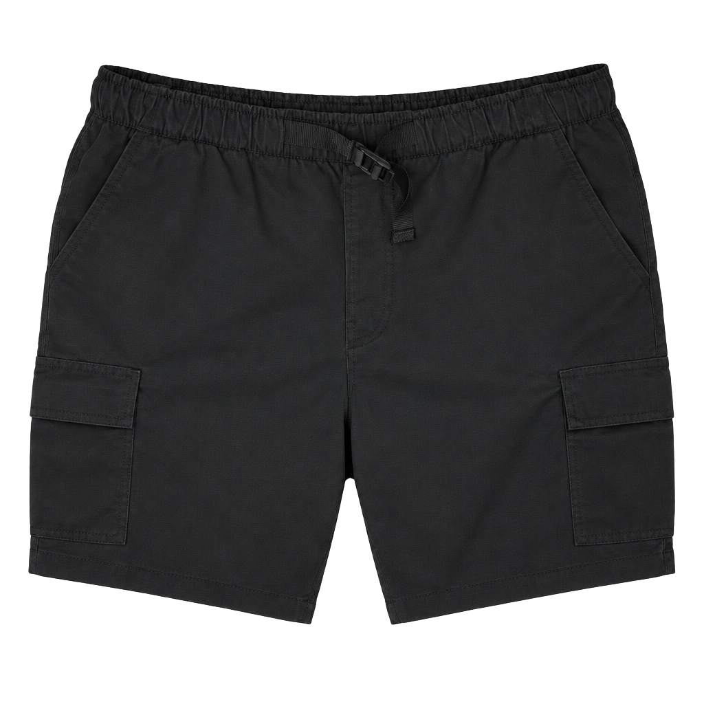 Timberland Cargo Shorts Size L Black Hiking Utility 1