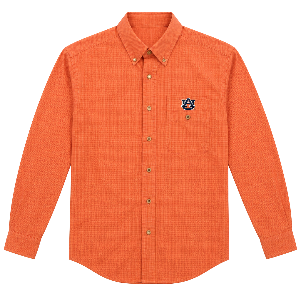 Antigua Auburn Tigers Long Sleeve Button Down Shirt Size M 1