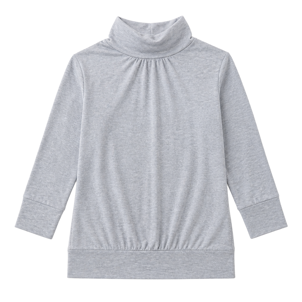 Candie's Mock Neck 3/4 Sleeve Top 1