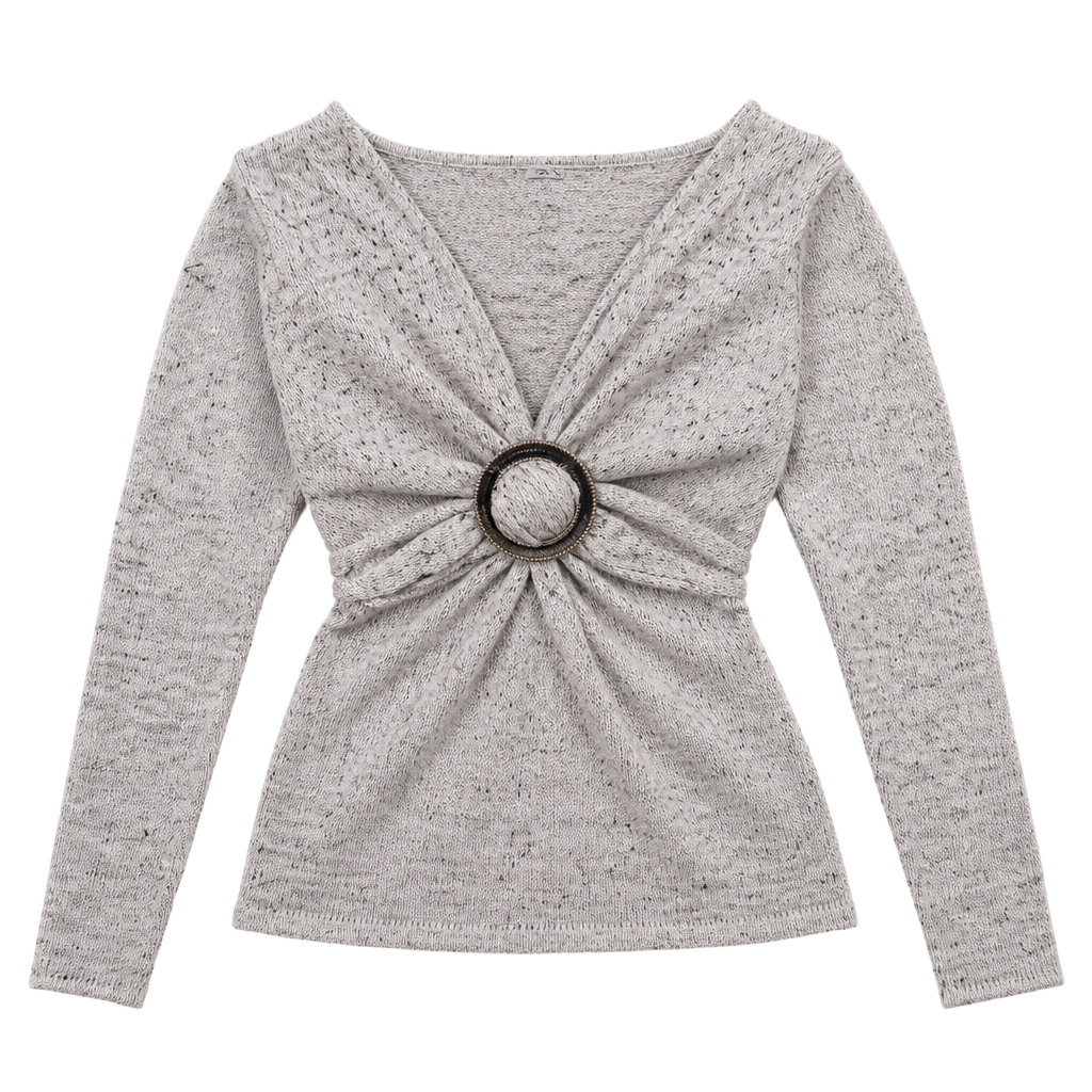 Caché beige knit sweater 1