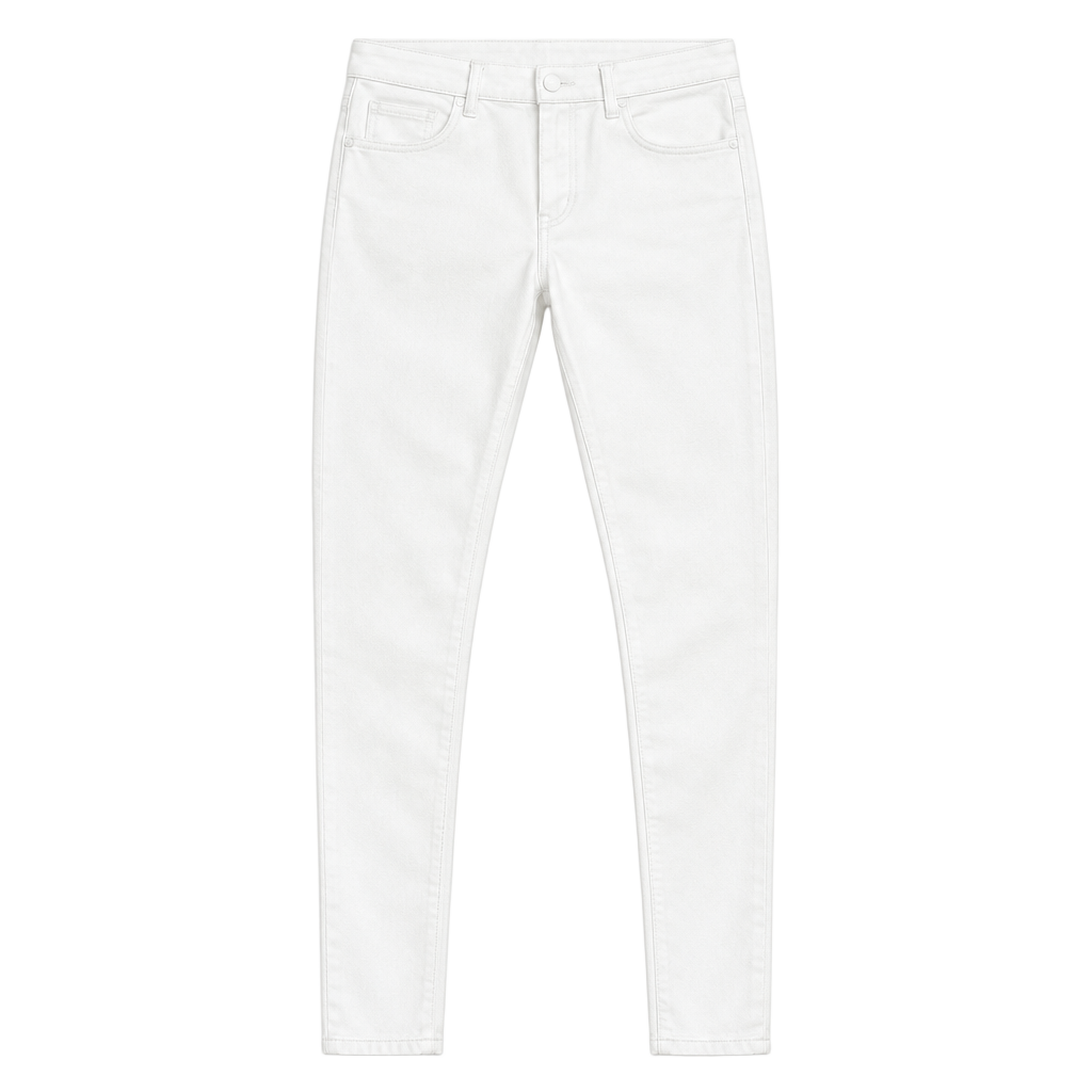 Joe's Jeans Skinny Ankle Jeans Size 27 White Raw Hem 1