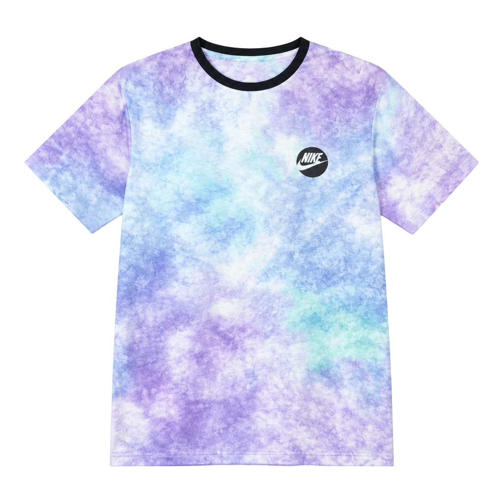 Nike The Nike Tee Size XL Tie Dye Blue Purple T-Shirt 1