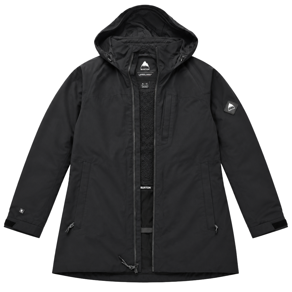 Burton GORE-TEX Living Lining Jacket Men’s Size XL Black Snowboard Coat 1