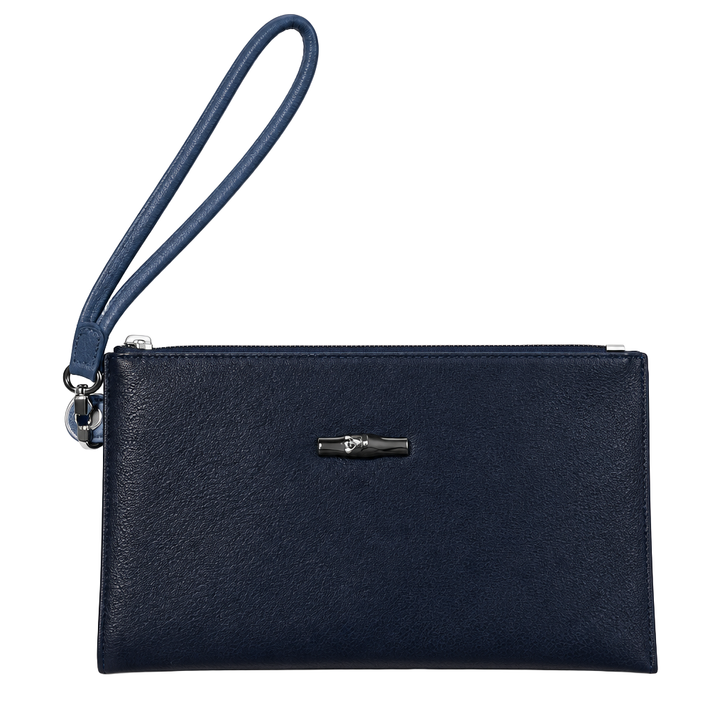 Authentic Longchamp Roseau Flat Wristlet 1