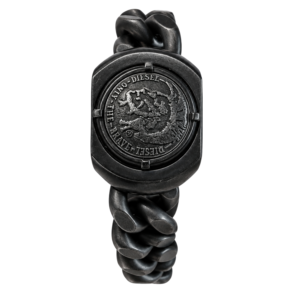 Diesel Black Chain Bracelet Only The Brave 1