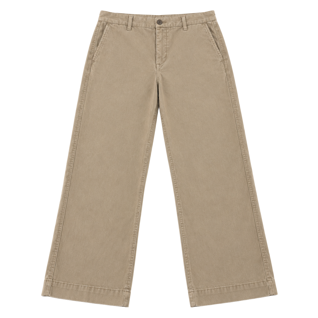 J.Crew High-Rise Girlfriend Chino Pants Size 14 Tan Cotton 1